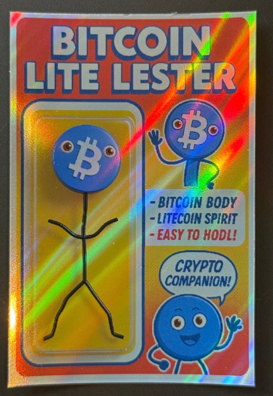 Bitcoin Lite Lester ~2x3”