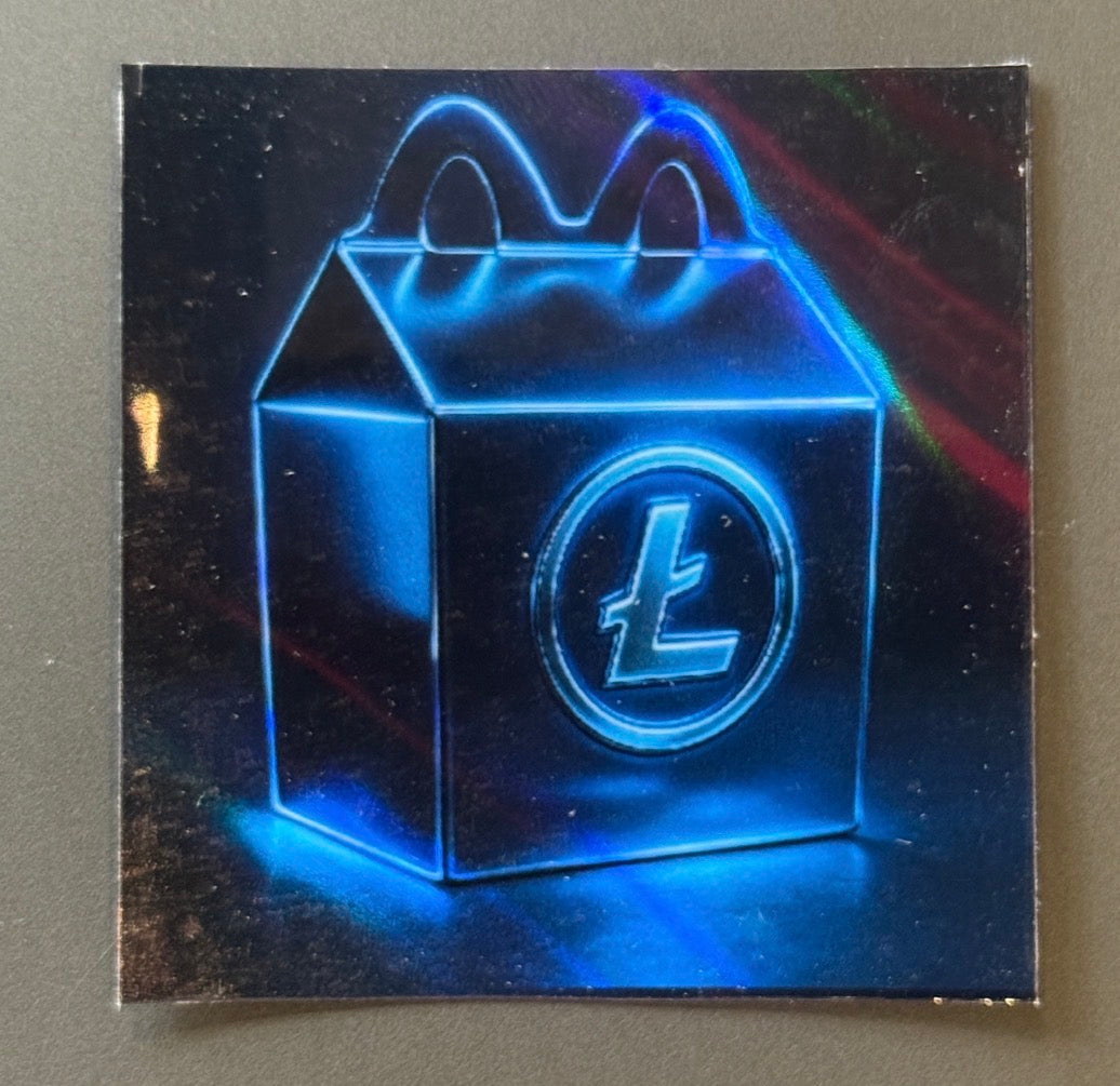 Happy Meal LTC Sticker ~2.5”