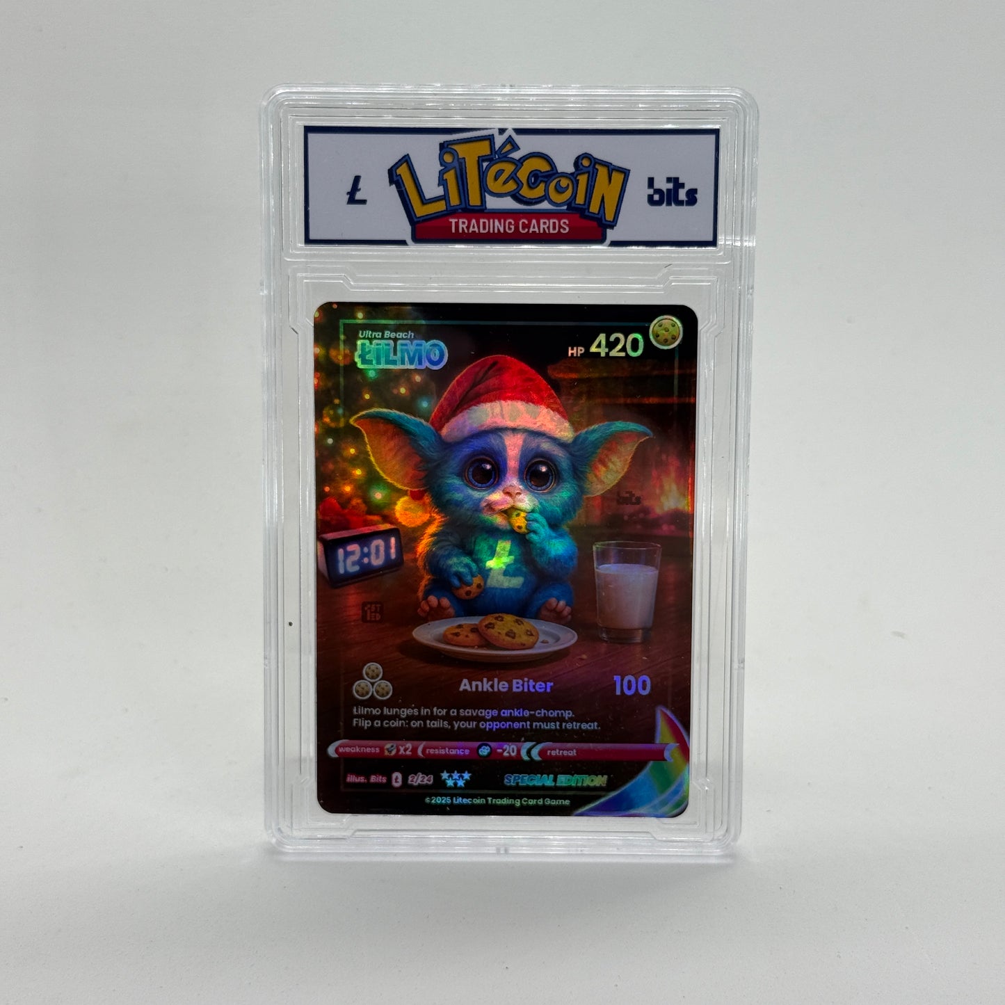 Lilmo Holiday Card (LE-24 total cards)